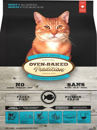 OBT Oven Baked Tradition Cat Food Adults of all life style with Fish (z rybą) 2,27kg