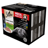 SHEBA® Sauce Lover Mega Pack – pełnoporcjowa, mokra karma w sosie dla dorosłych kotów (z łososiem, z tuńczykiem, z kurczakiem, z kaczką) – 64x85g