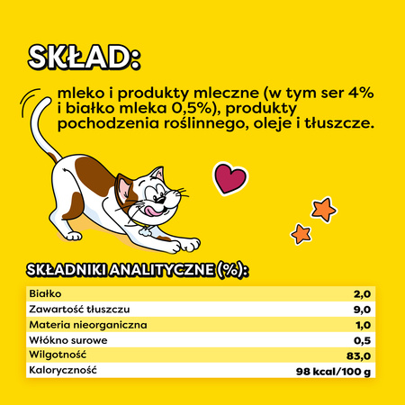 Dreamies Creamy z serem 4x 4x 10g