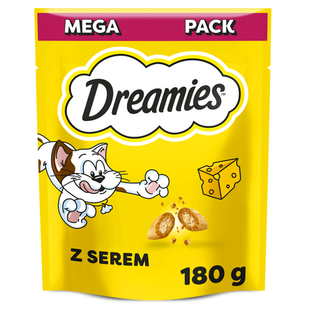 Dreamies Przysmaki dla kota o smaku sera 180g