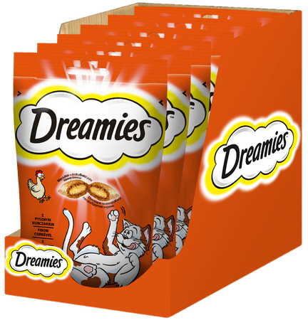 DREAMIES 6x60g - przysmak dla kota z pysznym kurczakiem