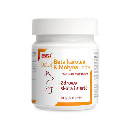 Dolvit Beta Karoten & Biotyna Forte Mini 90tab.