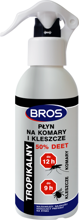Bros - Płyn na komary i kleszcze 50% Deet 130ml