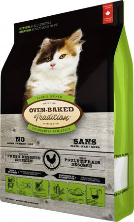 OBT Oven Baked Tradition Cat Food kittens of all life style with Chicken (z kurczakiem) 2,27kg