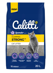 Calitti STRONG Lavender 20l - żwirek bentonitowy