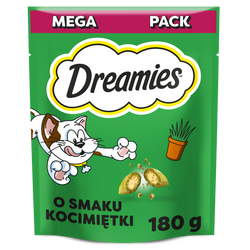Dreamies przysmak dla kota z nutą kocimiętki 180g