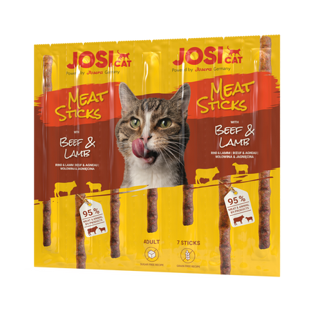 JosiCat Meat Sticks wołowina i jagnięcina 35g
