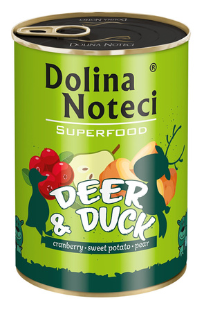 Dolina Noteci Superfood jeleń i kaczka 800g