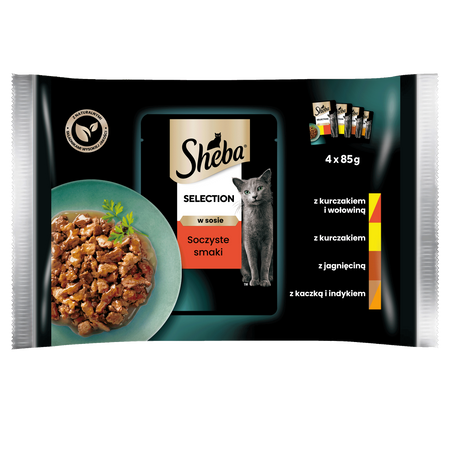 Sheba Sel in Sauce Soczyste Smaki 8x 4x85g