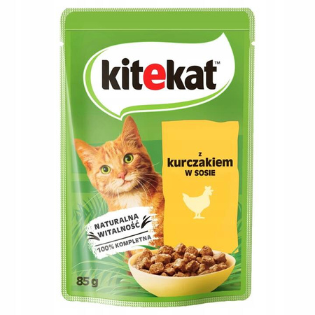 Kitekat kurczak w sosie 28x 85g