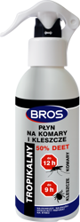 Bros - Płyn na komary i kleszcze 50% Deet 130ml