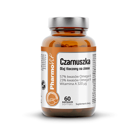 Pharmovit Czarnuszka olej tłoczony na zimno 60 kaps