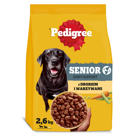 Pedigree Adult Senior z Drobiem i Warzywami 2,6kg