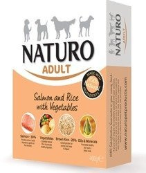 Naturo Adult Łosoś z ryżem i warzywami 400g