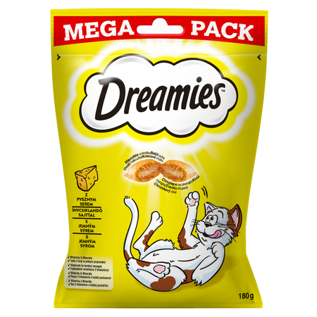 DREAMIES Mega Pack 180g - przysmak dla kota z pysznym serem