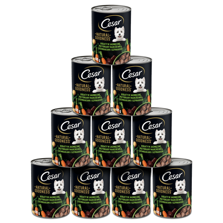 CESAR mokra karma dla psa jagnięcina 12x400 g