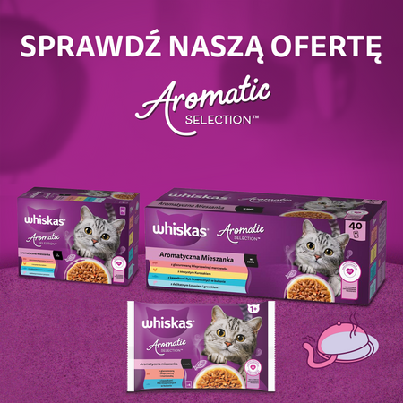 Whiskas Aromatyczna mieszanka w sosie 40x85g
