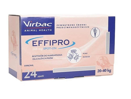 Virbac Effipro Spot On L, psy 20-40kg, 268mg - 1 pipeta