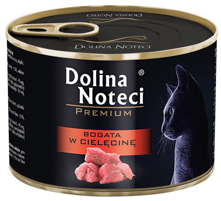 Dolina Noteci Premium dla kota bogata w cielęcinę 185g