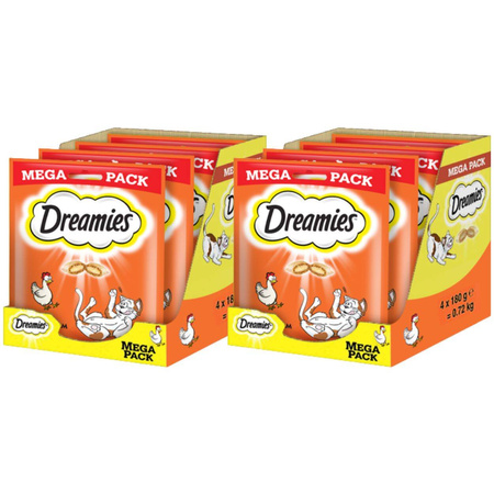 Dreamies Mega Kurczak przysmaki dla kota 8x 180g