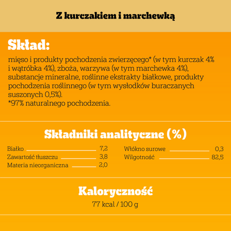 PEDIGREE Adult puszka 400g - mokra karma dla dorosłych psów, z kurczakiem i marchewką w galaretce