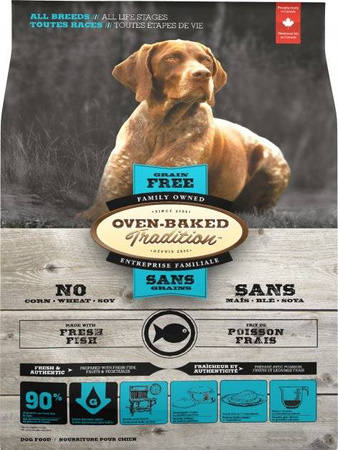 OBT Oven Baked Tradition Dog GRAIN-FREE Food Adult All Breed with Fish (z rybą) 2,27kg