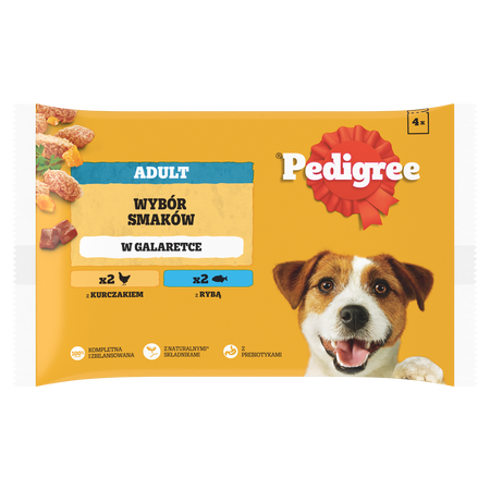 Pedigree Adult Wybór Smaków w galaretce 4x 100g