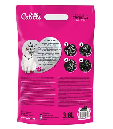 Calitti Crystals silikonowy żwirek dla kota 3,8l