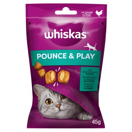 WHISKAS Energia i Witalność 45 g - przysmak dla kota, z kurczakiem