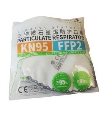 Półmaska z filtrem FFP2 z grafenem, Certyfikowana + 12 x PEDIGREE Przysmak dentystyczny średnie rasy Dentastix 77 g