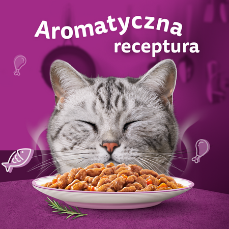 Whiskas Aromatyczna mieszanka w sosie 40x85g