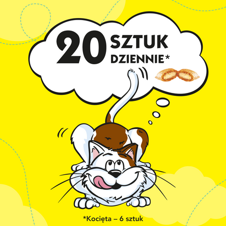 Dreamies z serem przysmaki dla kota 12x60g