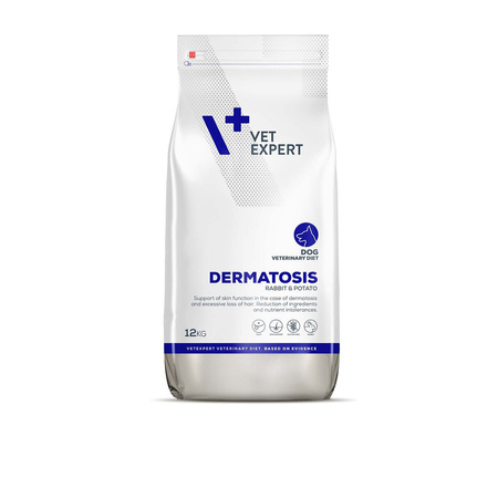 4T Veterinary Diet Dermatosis Dog Rabbit&Potato 12kg