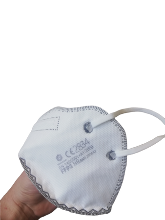 Półmaska z filtrem FFP2 z grafenem, Certyfikowana + 12 x PEDIGREE Przysmak dentystyczny średnie rasy Dentastix 77 g