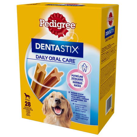 Pedigree DentaStix duże rasy 4x 270g