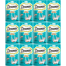 Dreamies z łososiem przysmaki dla kota 12x 60g