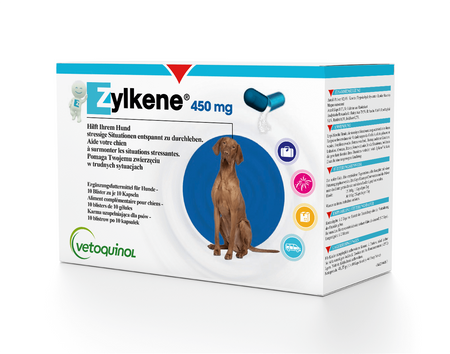 Vetoquinol Zylkene 450mg 10tab.