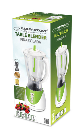 ESPERANZA BLENDER KIELICHOWY PIÑA COLADA BIAŁO-ZIELONY