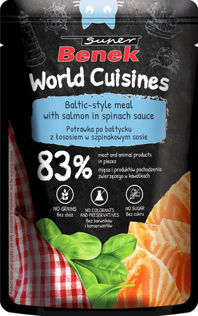 Super Benek World Cuisines łosoś w sosie 24x 100g