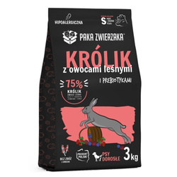 PAKA ZWIERZAKA Królik owoce leśne S 3 kg