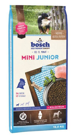BOSCH Mini Junior Dla Szczeniąt Ras Małych 15 kg