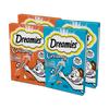 DREAMIES Creamy 8x10g z łososiem + 8x10g z kurczakiem