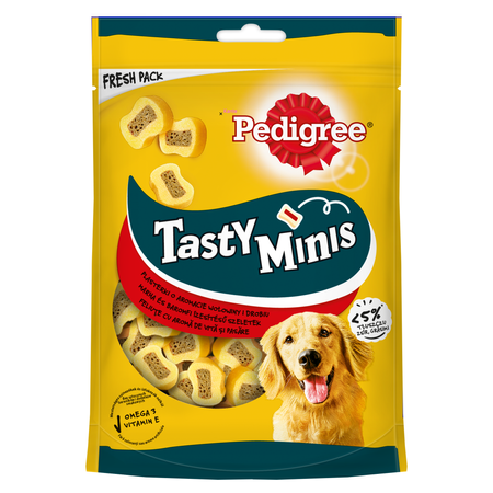 PEDIGREE Tasty Minis 155g - przysmak dla psów z wołowiną