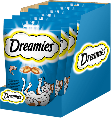 DREAMIES 6x60g – przysmak dla kota, o smaku wybornego łososia