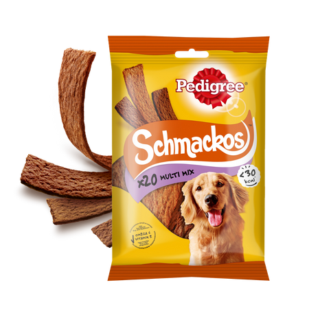 Pedigree Schmackos z wołowiną, jagnięciną, drobiem 4x 144g