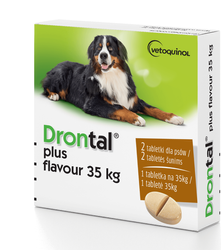 BAYER Drontal Plus Flavour dla psów powyżej 35kg