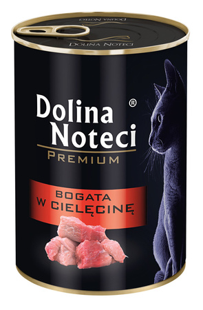 Dolina Noteci Premium dla kota bogata w cielęcinę 185g