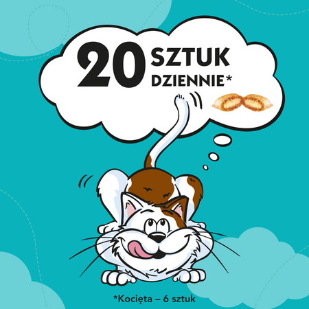 DREAMIES 60g – przysmak dla kota, o smaku wybornego łososia