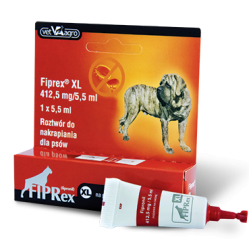 Fiprex Spot On Krople na kleszcze i pchły dla psa 40-55kg (rozm. XL) op. 1szt.