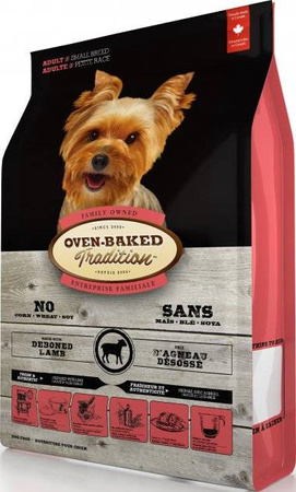 OBT Oven Baked Tradition Dog Food Lamb Small Breed 2,27kg z jagnięciną